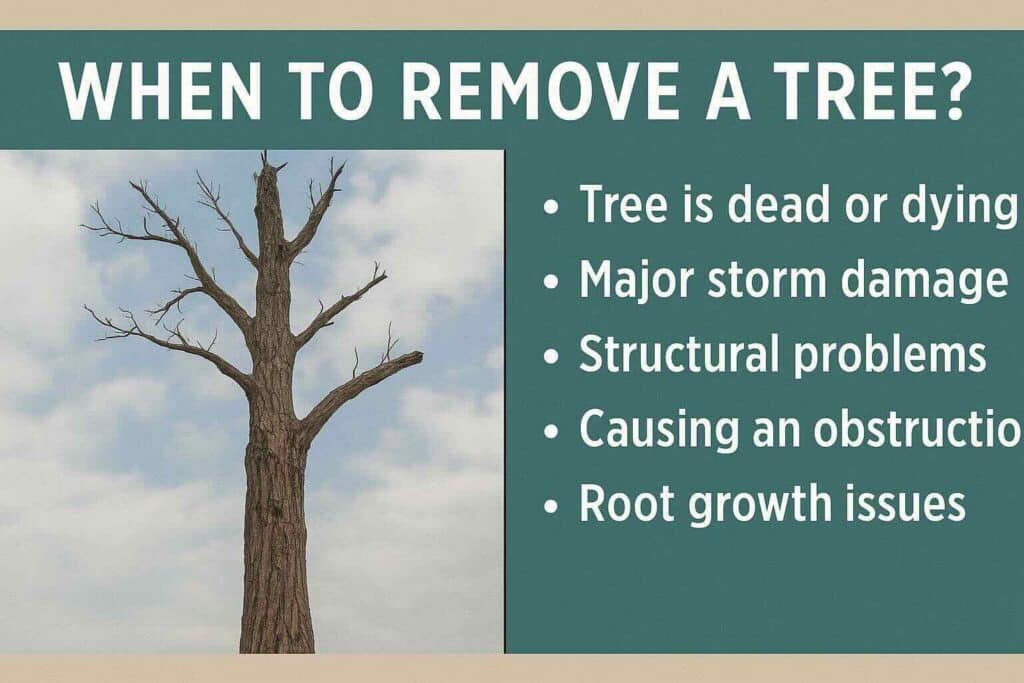 When Do You Need Tree Removal Instead of Trimming?
